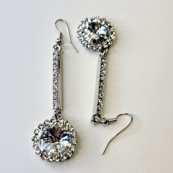 Crystal Chandelier Earrings Crystal Drop Long Earrings - Picture 12 of 13